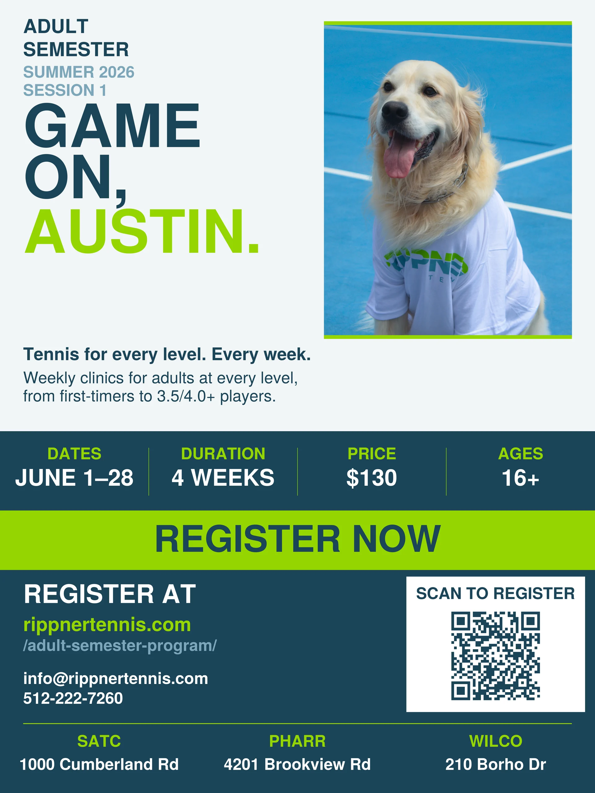 RippnerTennis Adult Semester Program
